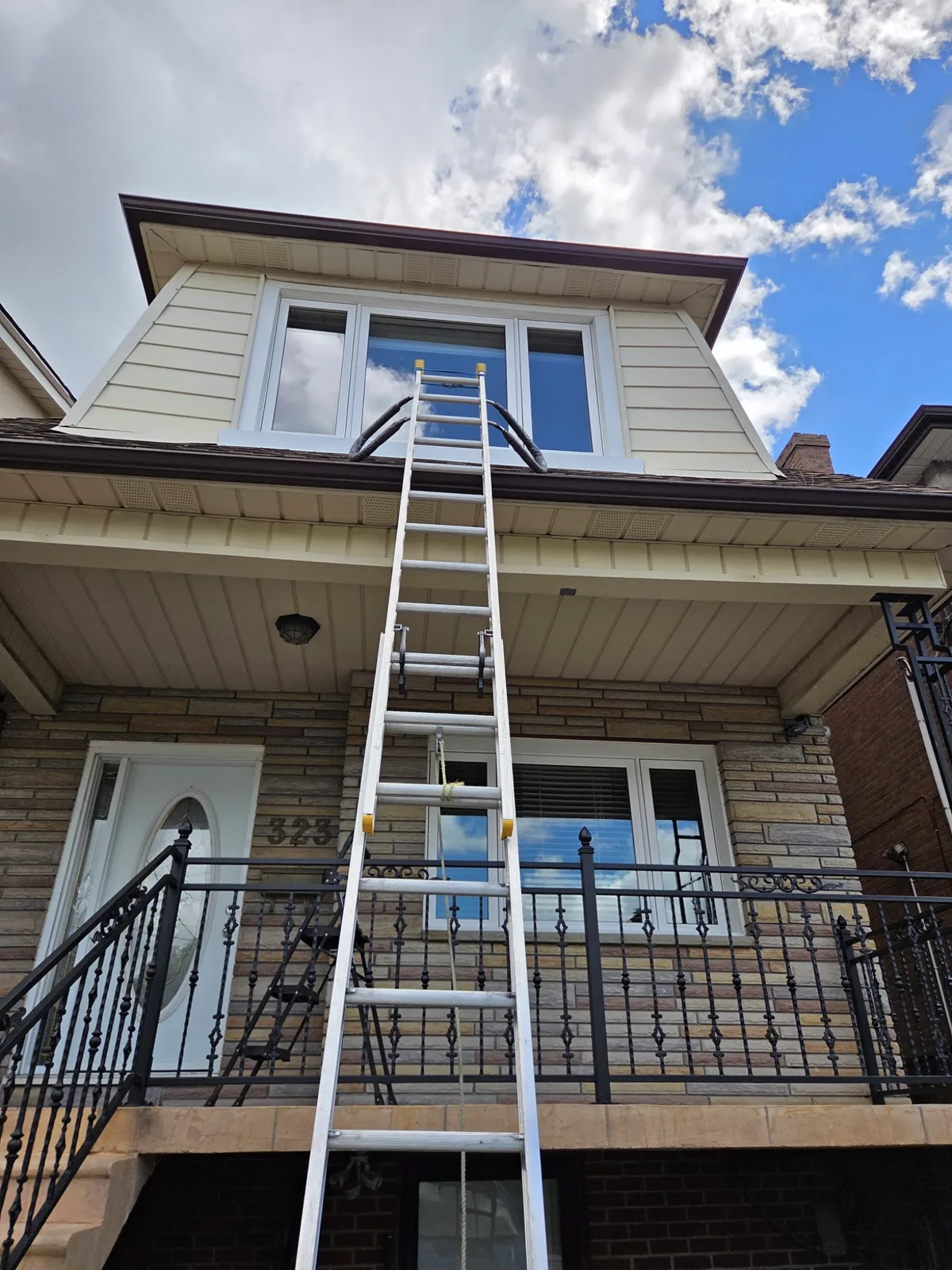 Residential upper-window access